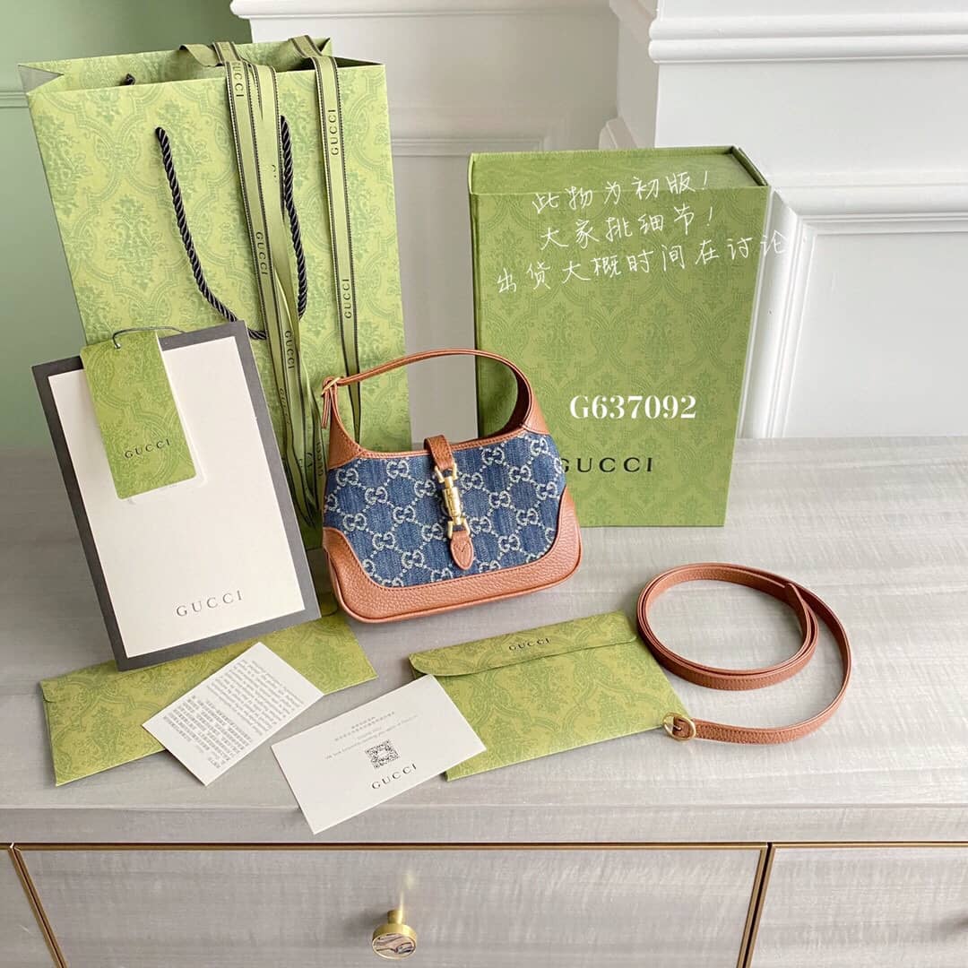 Gvc*1 Jackie 1961 Mini Shoulder Bag Replica Blue 637092