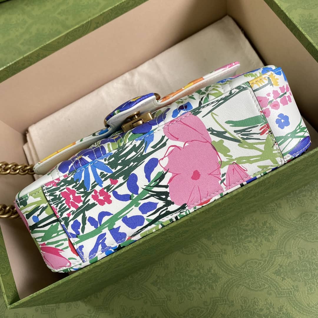 Gvc*1 Marmont GG Matelasse Leather Mini Shoulder Bag Replica 446744