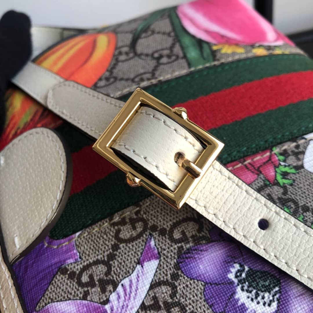 Gvc*1 GG Svp*me Ophidia Small Rounded Top Shoulder Bag Replica White 499621