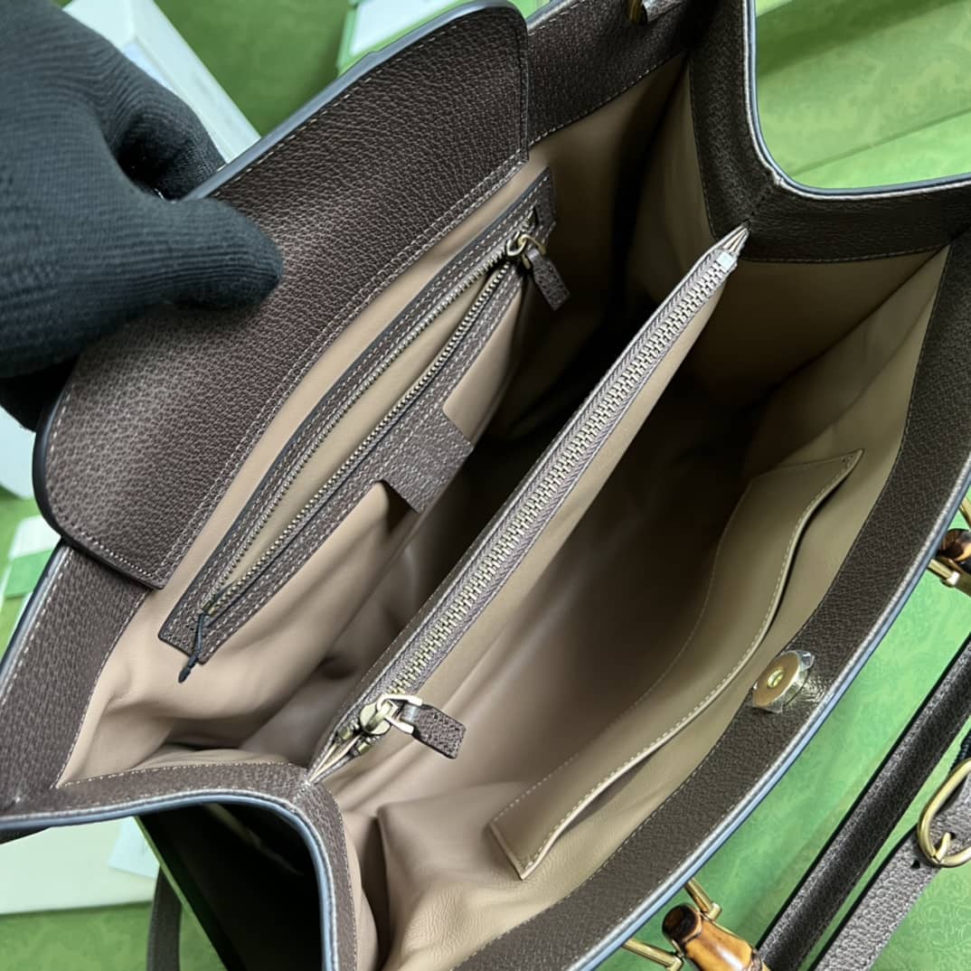 Gvc*1 Diana Medium Tote Bamboo 655658 Replica Bag