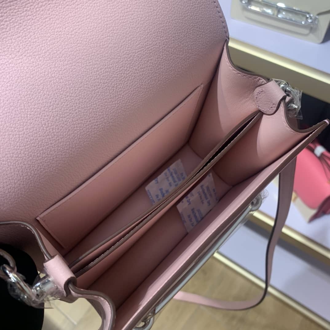 H**me5 Roulis Mini Sac Evercolor Calfskin Leather Crossbody Bag