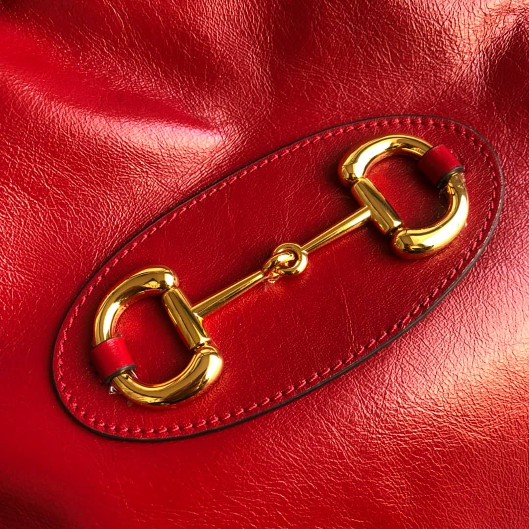 Gvc*1 1955 Horsebit Messenger Bag Replica Red 602089