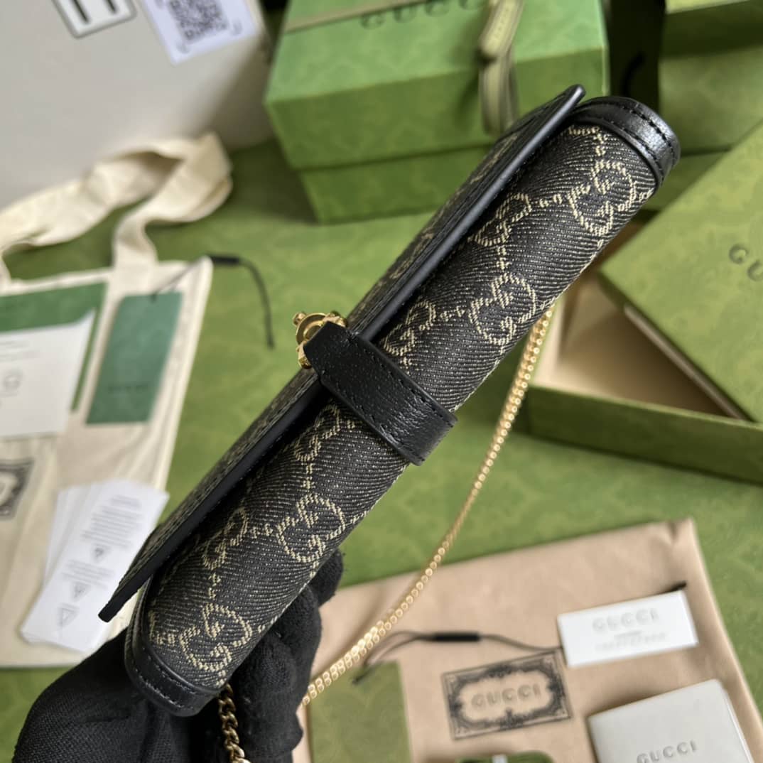 Gvc*1 Jackie 1961 Chain Wallet 652681 Replica Crossbody Bag