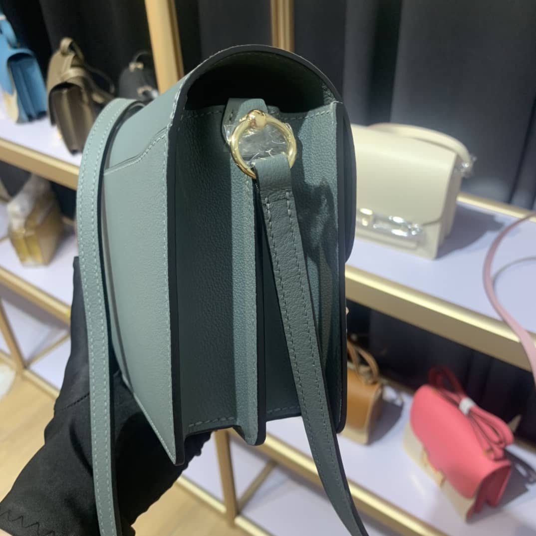 H**me5 Roulis Mini Sac Evercolor Calfskin Leather Crossbody Bag