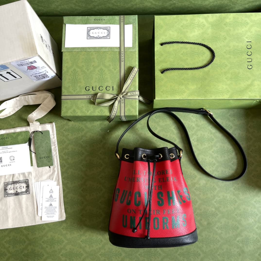 Gvc*1 100 Ophidia Mini Bucket Bag Replica 676682