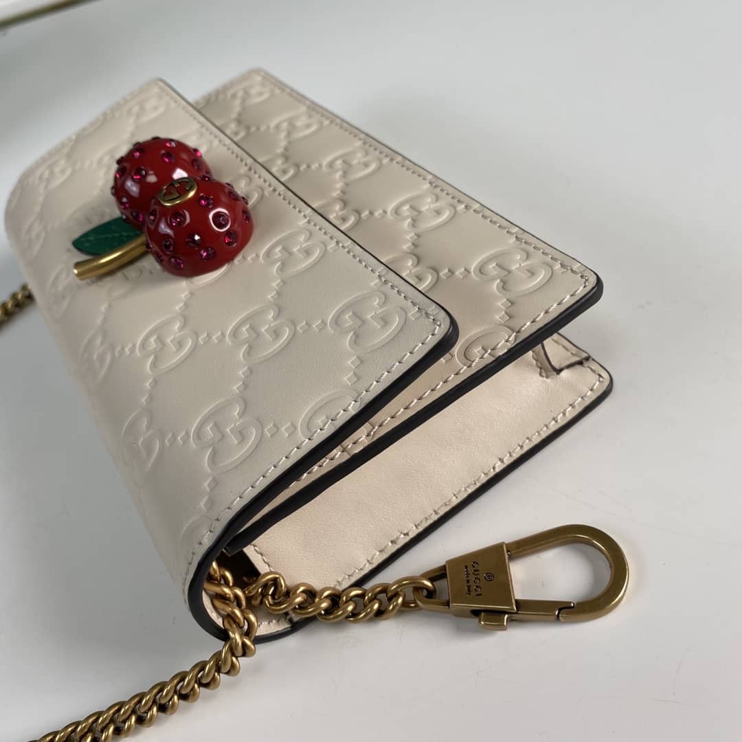 Gvc*1 Svp*me GG Mini Bag With Cherries Replica 481291