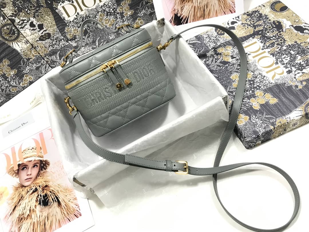 Chr1st1an D10r Travel Lambskin Vanity Case