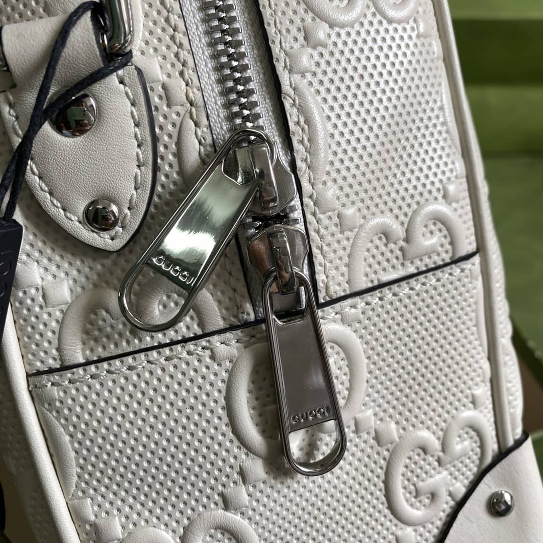 Gvc*1 Svp*me GG Leather Square Shoulder Bag Replica 626363