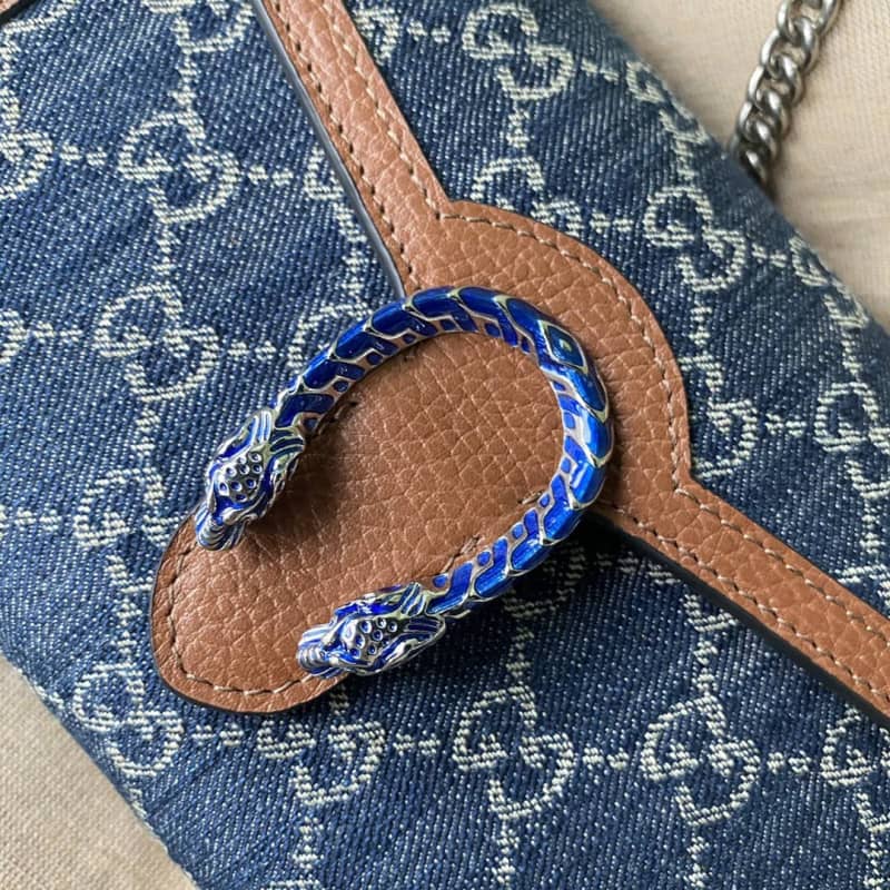 Gvc*1 Dionysus Chain Wallet Shoulder Bag Replica Blue 401231