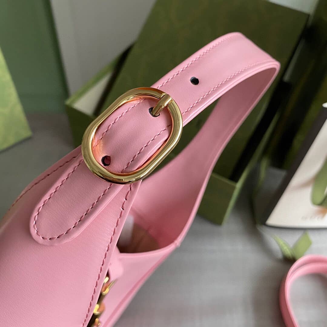 Gvc*1 GG Jackie 1961 Small Hobo Shoulder Bag Replica Pink 636709