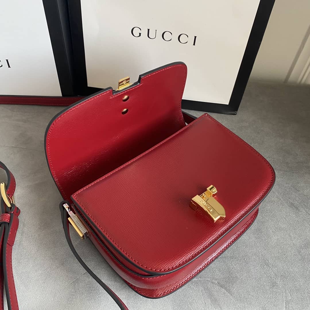 Gvc*1 Ladies Mini Sylvie Shoulder Bag Replica Red 615965