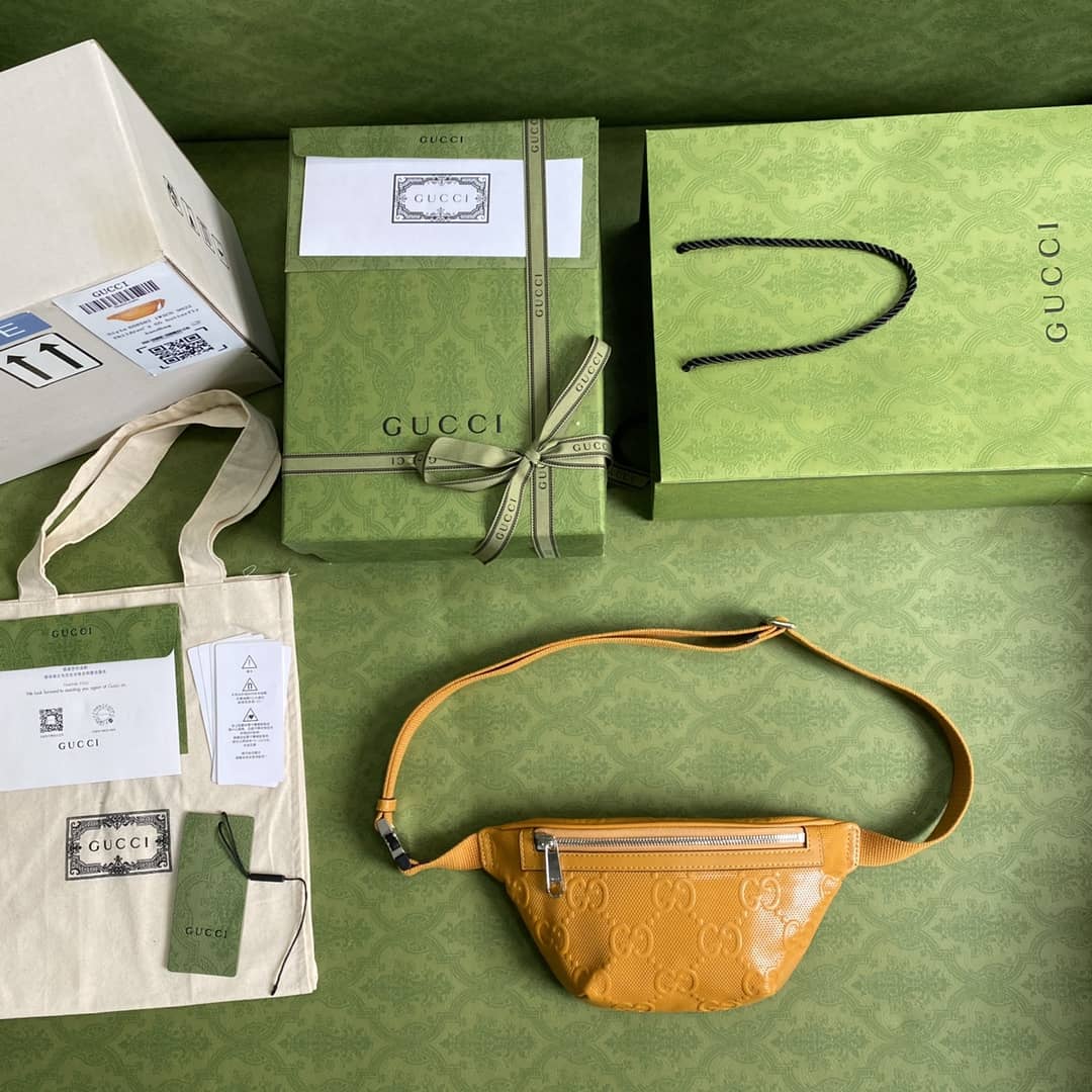 Gvc*1 GG Embossed Belt Bag Replica 658582