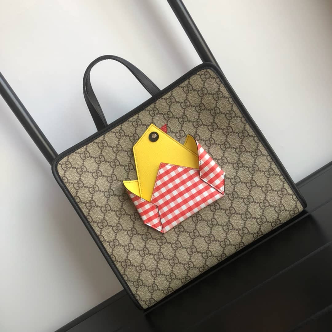 Gvc*1 Children GG With Chick Svp*me Canvas Tote Replica 606192