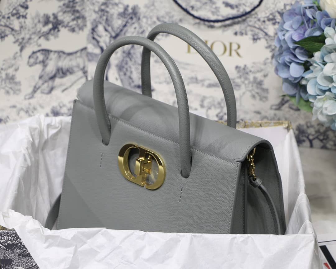 Chr1st1an D10r Box Calfskin Large St. Honore Tote