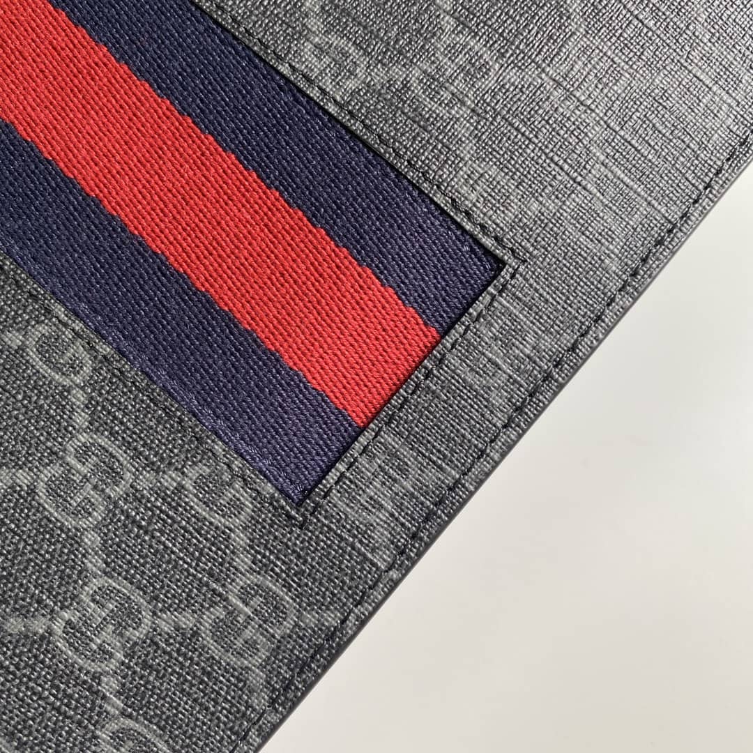 Gvc*1 GG Svp*me PVC Clutch Black Replica 433666