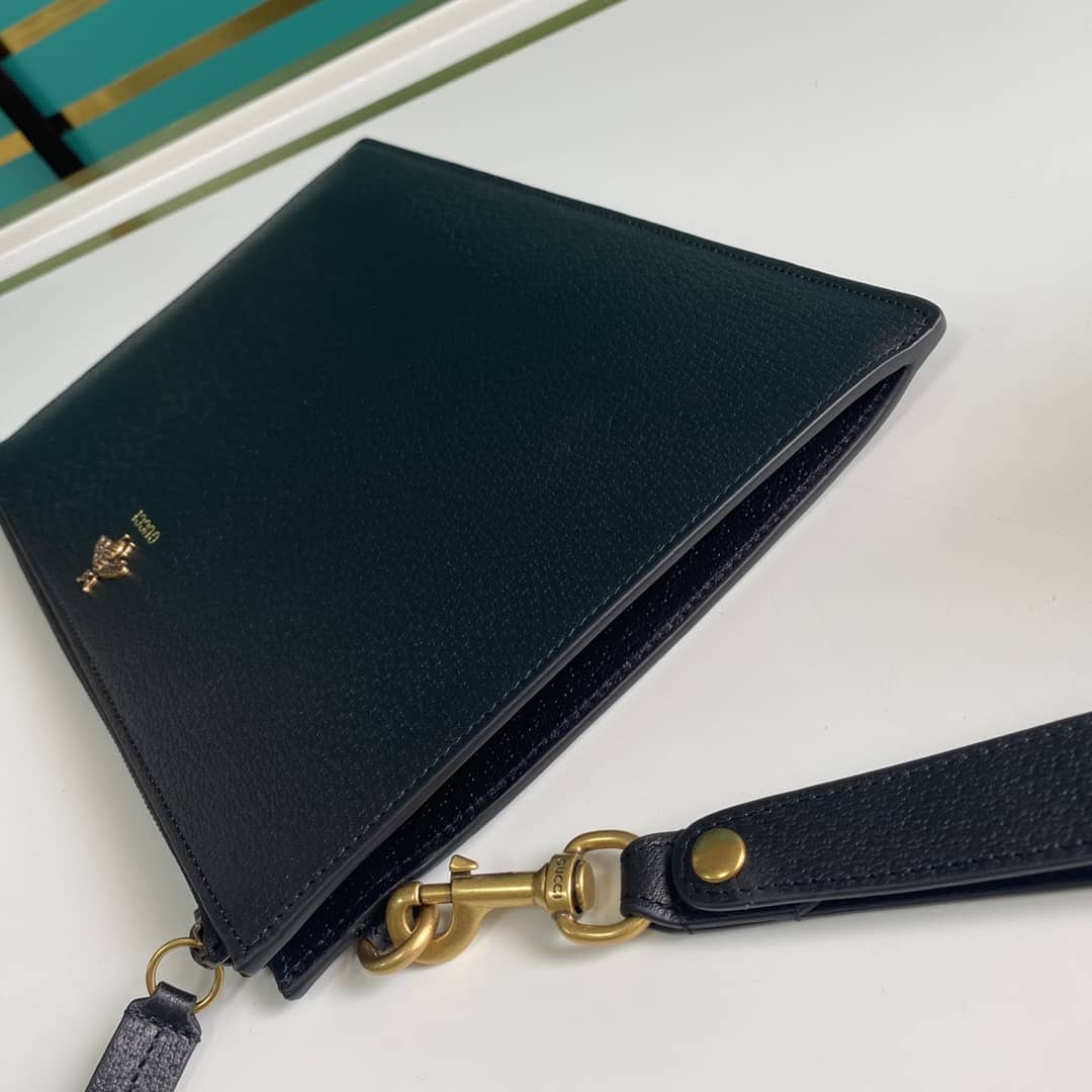 Gvc*1 Animalier Leather Pouch Replica 523684