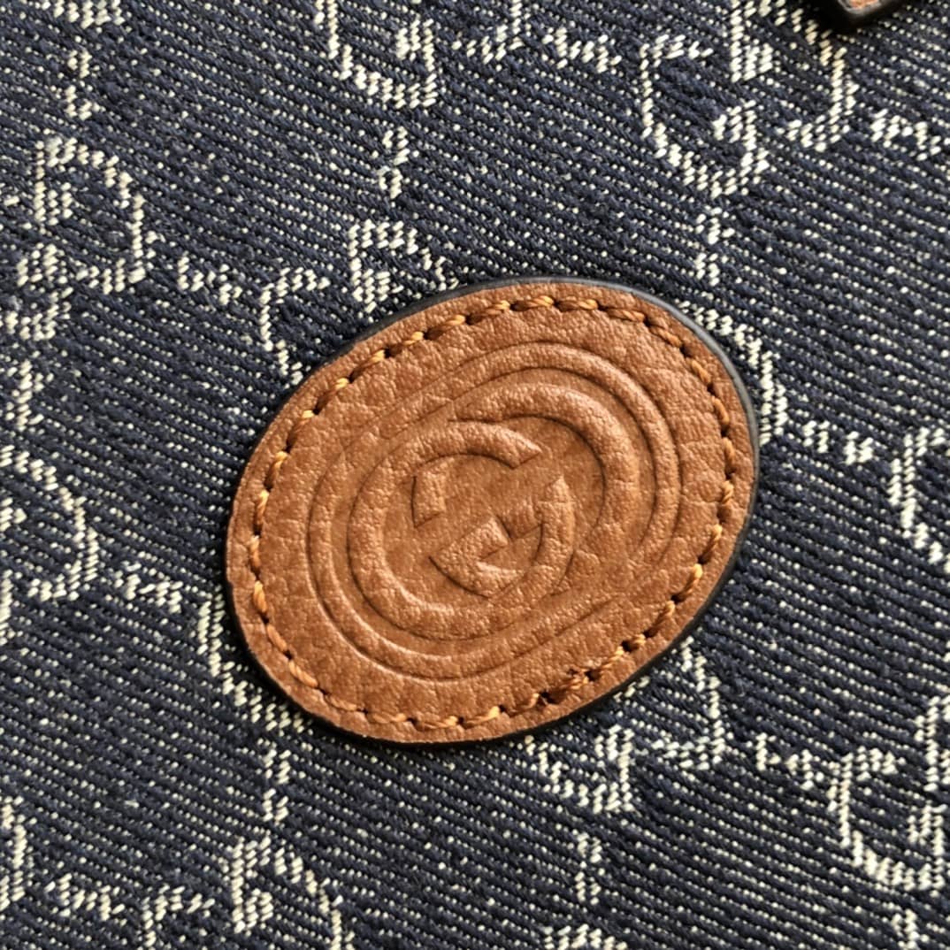 Gvc*1 GG Multicolor Kids Girl Tote Replica Blue 550763