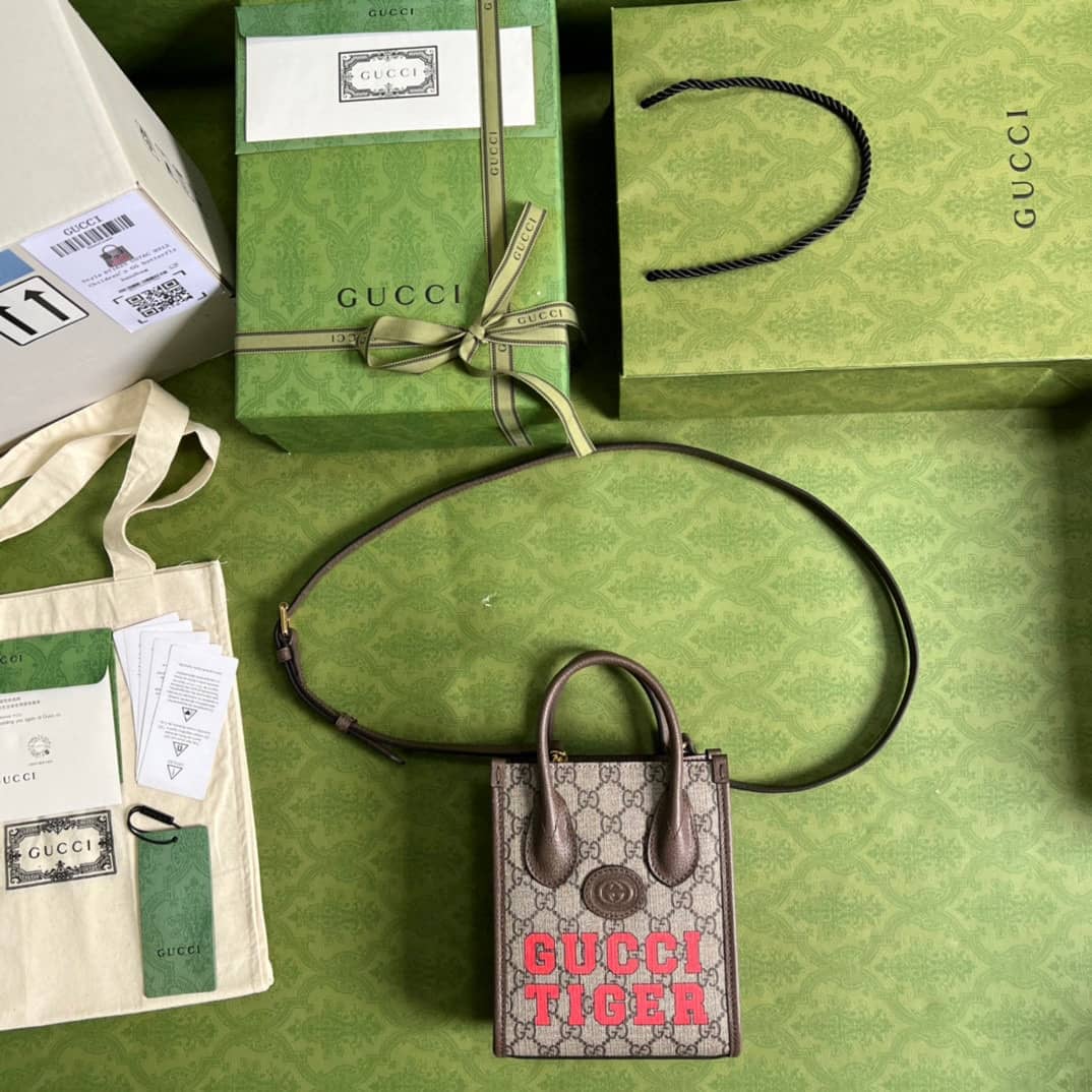 Gvc*1 Mini Tote With Interlocking 671623 Replica Bag