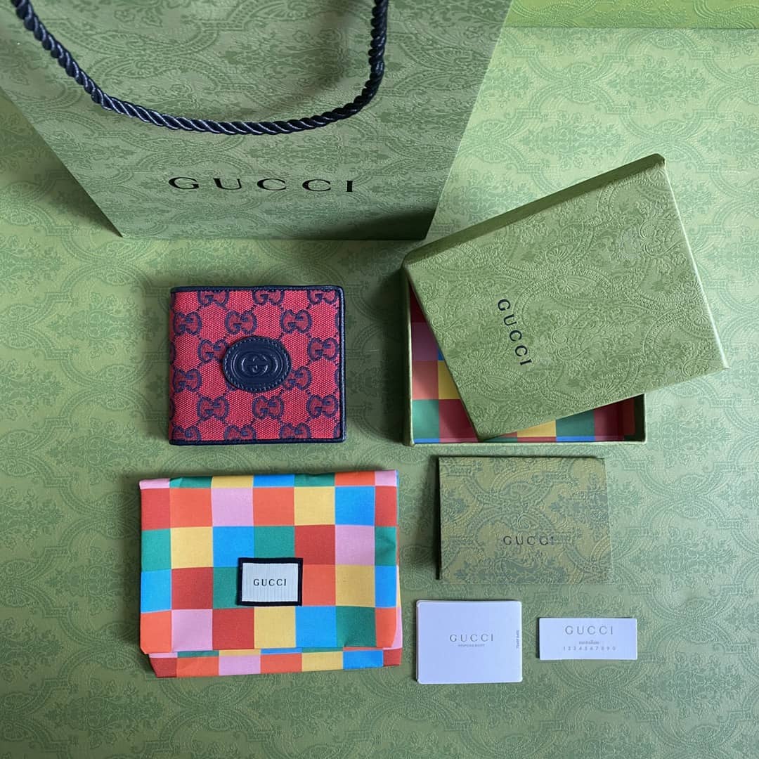 Gvc*1 Multicolor Billfold Wallet Replica 661098