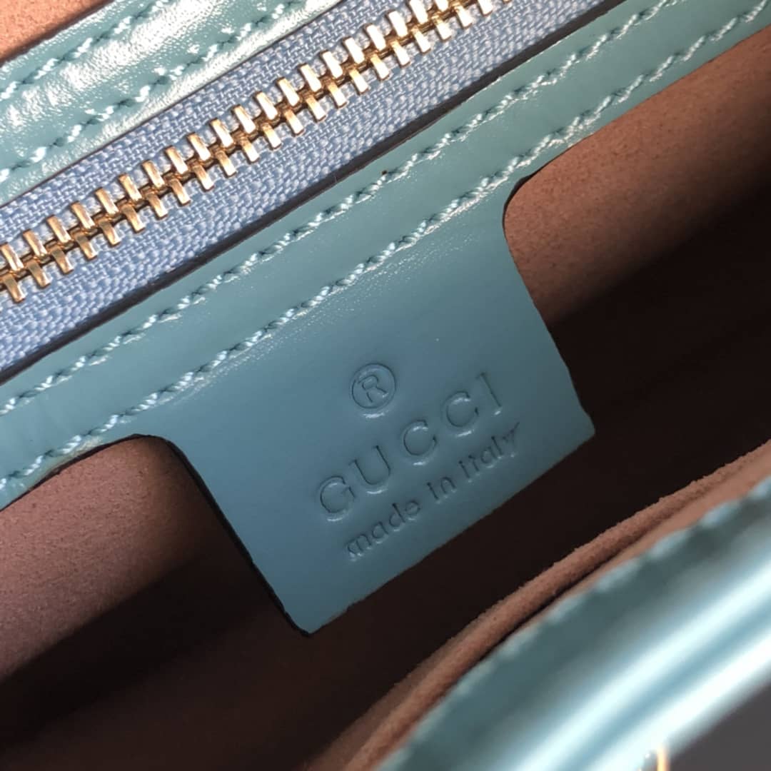 Gvc*1 GG Jackie 1961 Small Hobo Shoulder Bag Replica Blue 636709