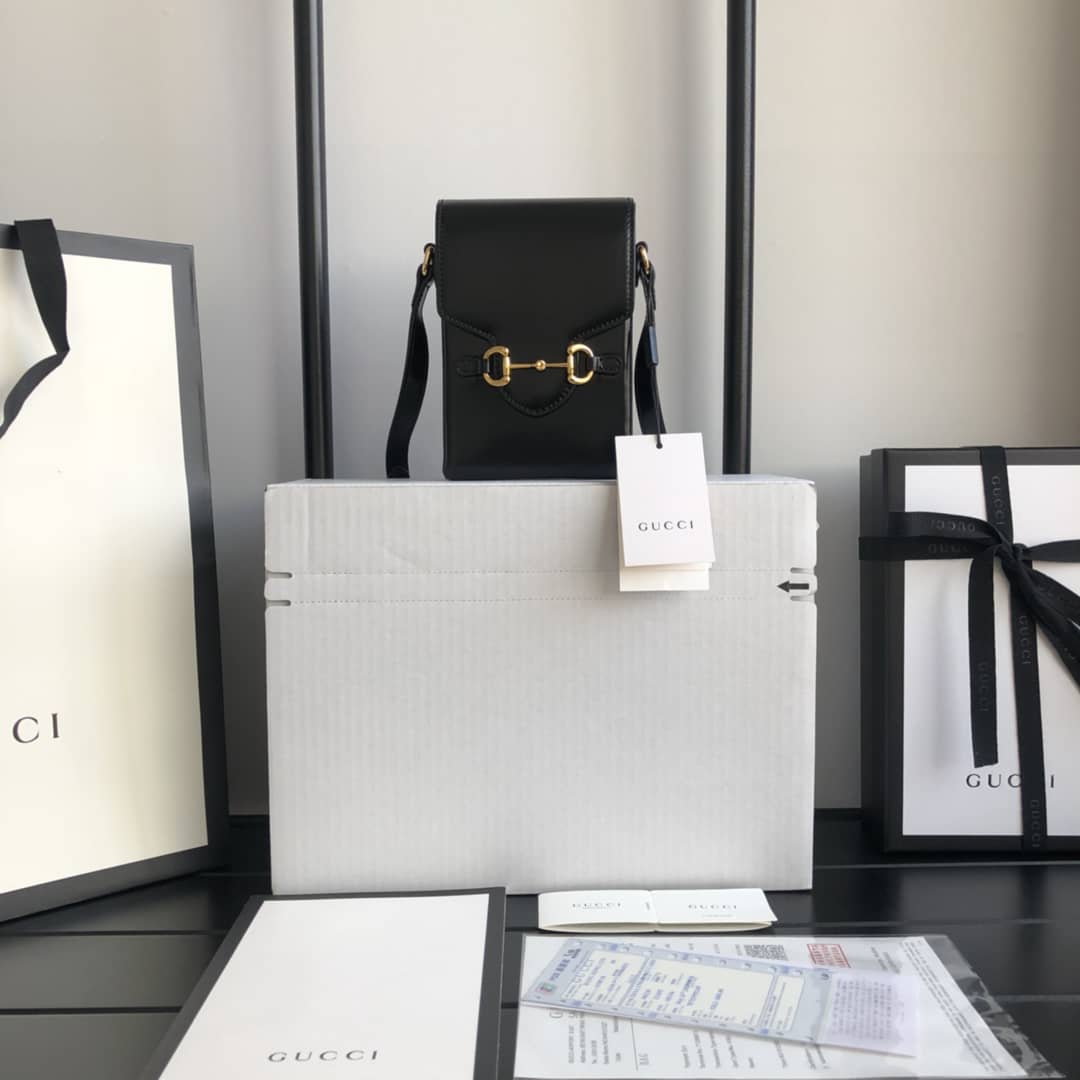 Gvc*1 Horsebit 1955 Mini Bag Replica Black 625615