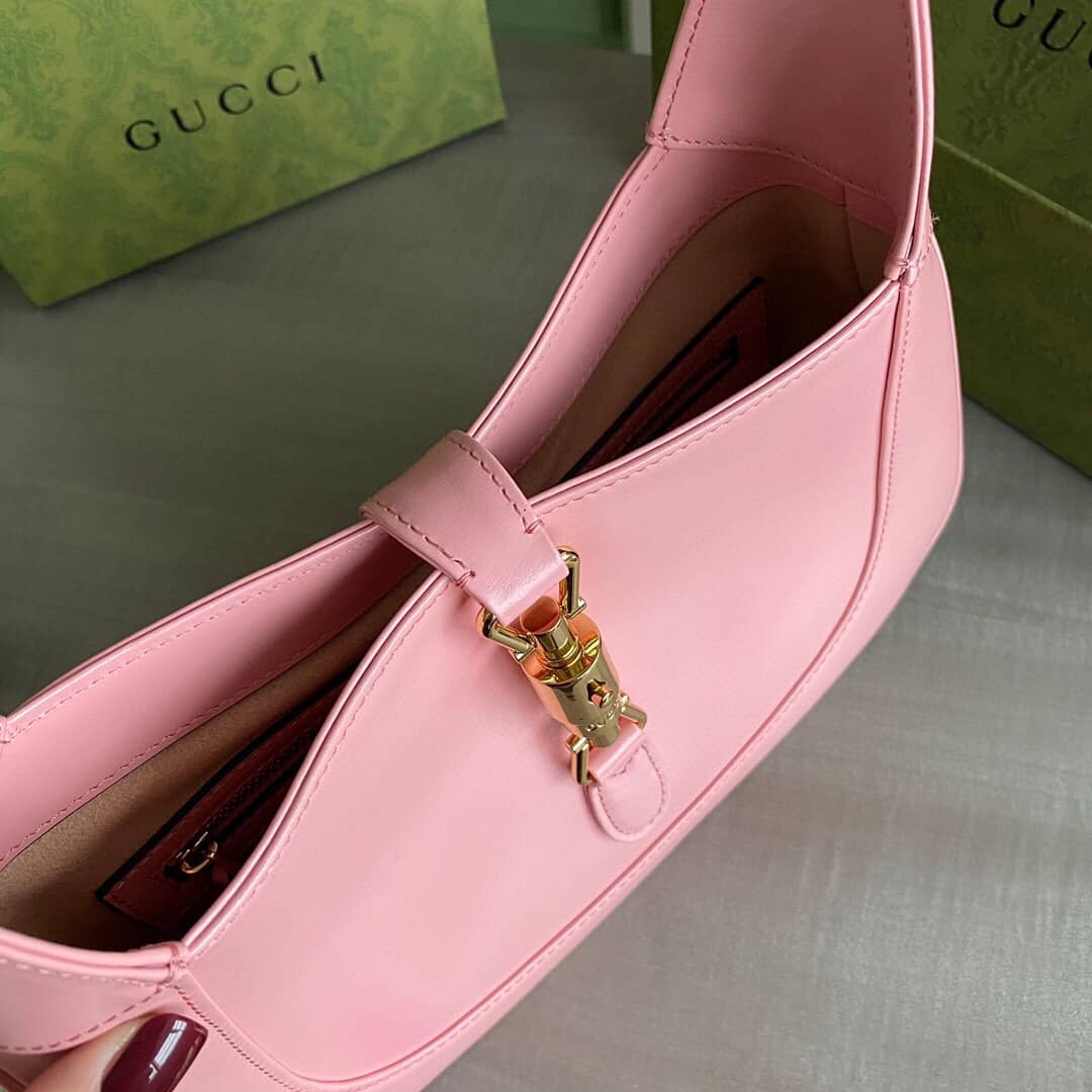 Gvc*1 GG Jackie 1961 Small Hobo Shoulder Bag Replica Pink 636709