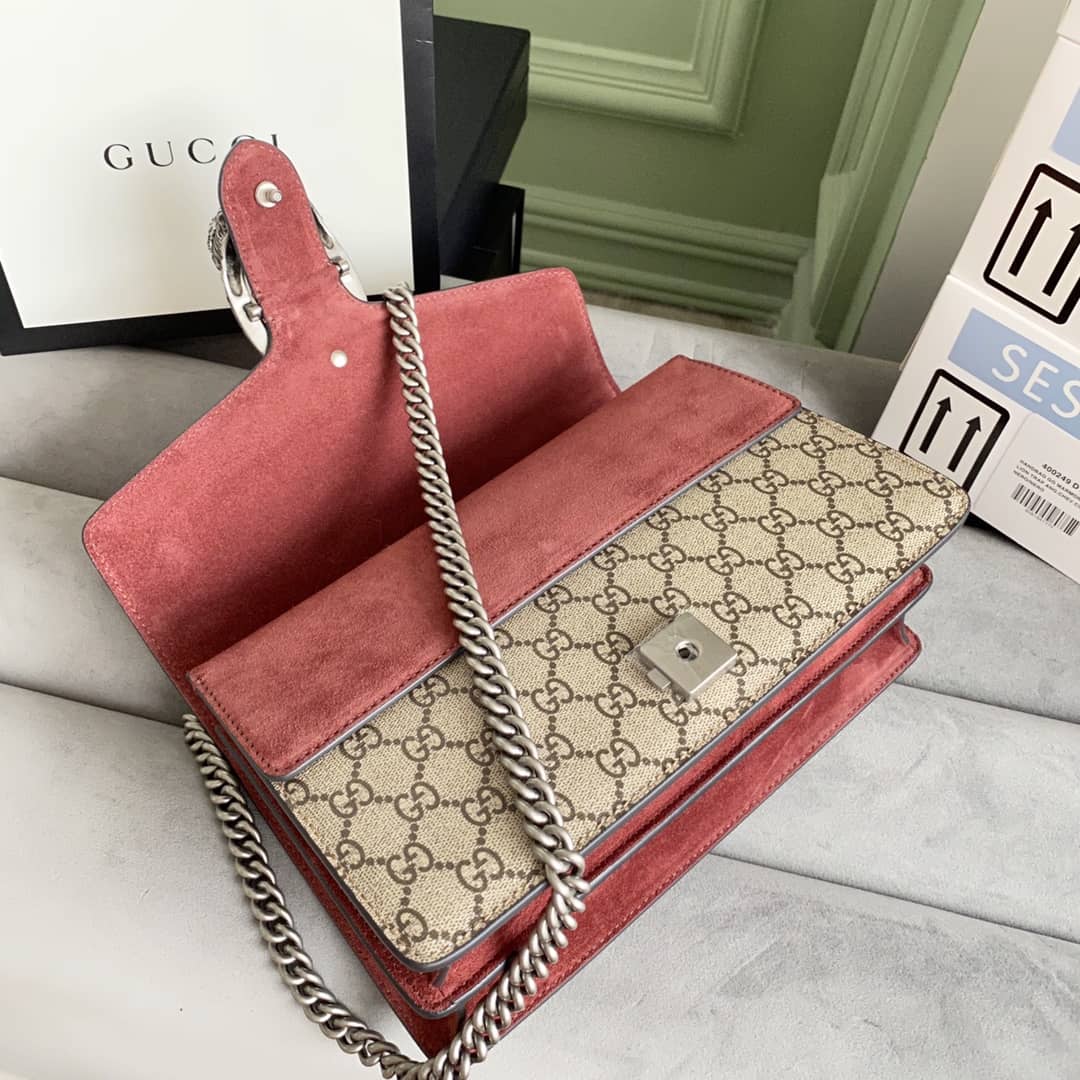 Gvc*1 Dionysus Dupe GG Svp*me Dionysus Chain Replica Shoulder Bag Brown 400249