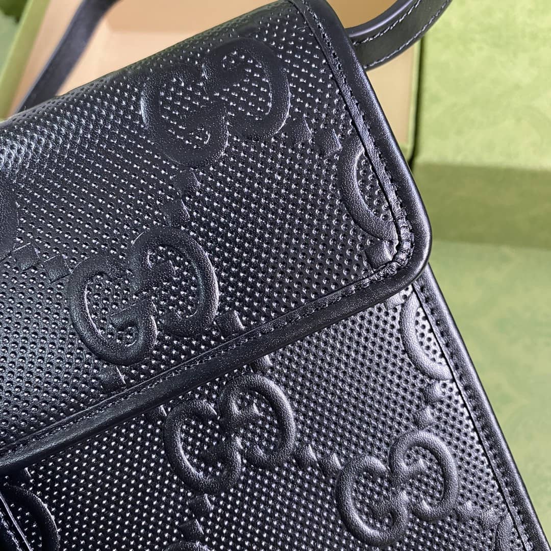 Gvc*1 GG Embossed Mini Phone Bag Replica 625571