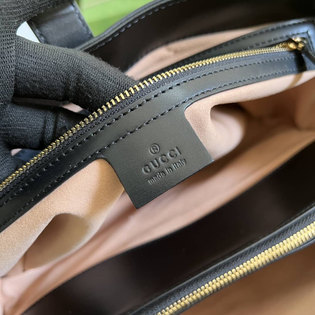 Gvc*1 Jackie 1961 Large Tote Bag Black 649015 Replica