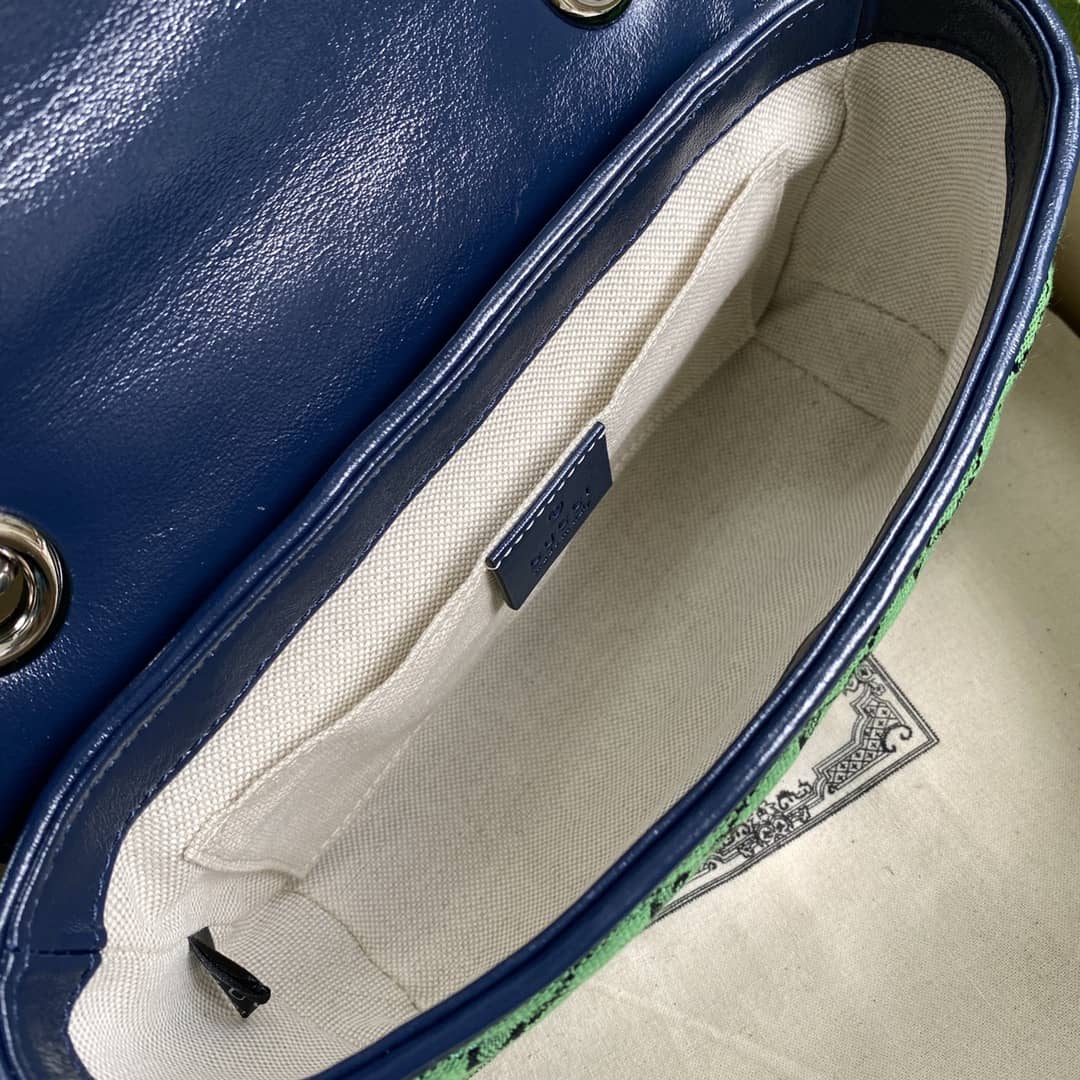 Gvc*1 Marmont GG Matelasse Leather Mini Shoulder Bag Replica 446744