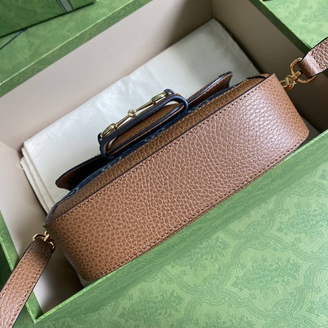 Gvc*1 1955 Horsebit Svp*me GG Canvas Mini Shoulder Bag Replica 658574