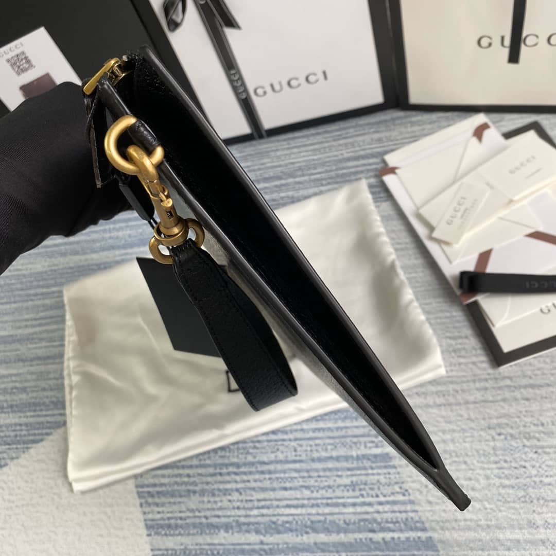 Gvc*1 GG Marmont Leather Pouch Replica 475317