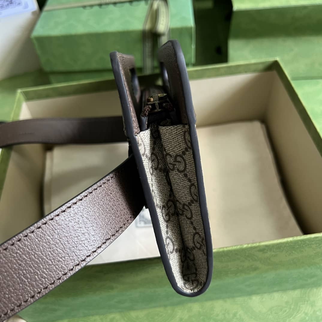 Gvc*1 Ophidia GG Svp*me Canvas Belt Bag 704196 Replica