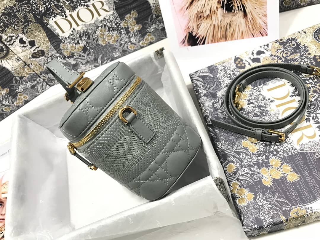 Chr1st1an D10r Travel Lambskin Vanity Case