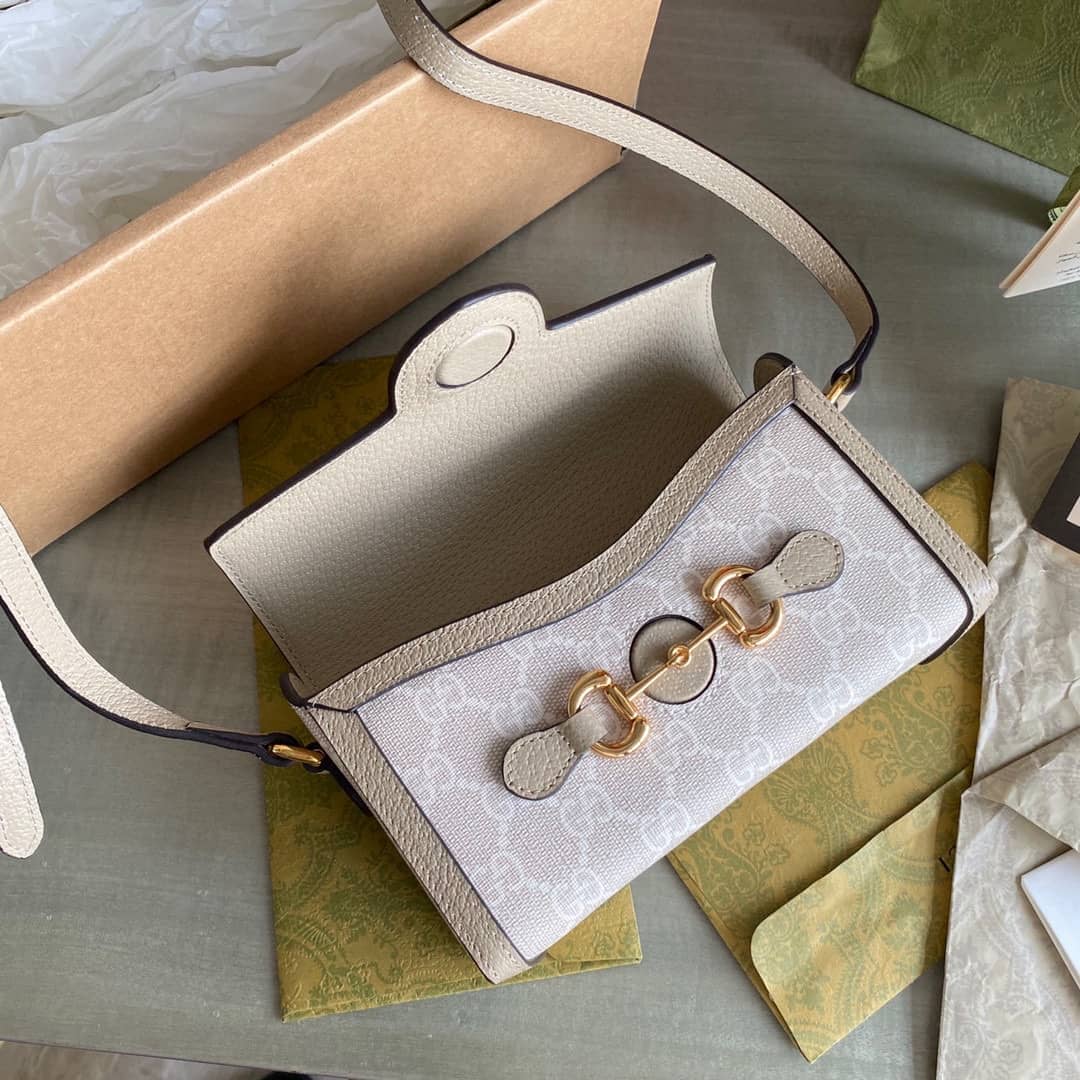 Gvc*1 Horsebit 1955 Mini Bag White 699296 Replica