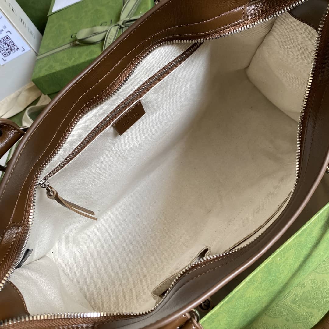 Gvc*1 x Ba1en*iaga GG Canvas City Bag Replica 658597