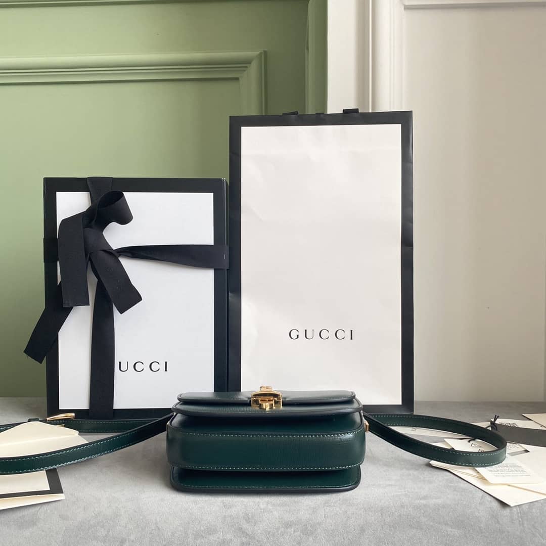 Gvc*1 Ladies Mini Sylvie Shoulder Bag Replica Green 615965