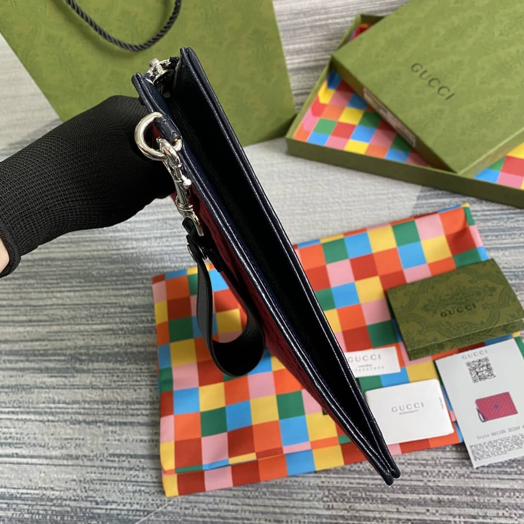 Gvc*1 Purse Dupes Multicolor Canvas GG Pouch657581