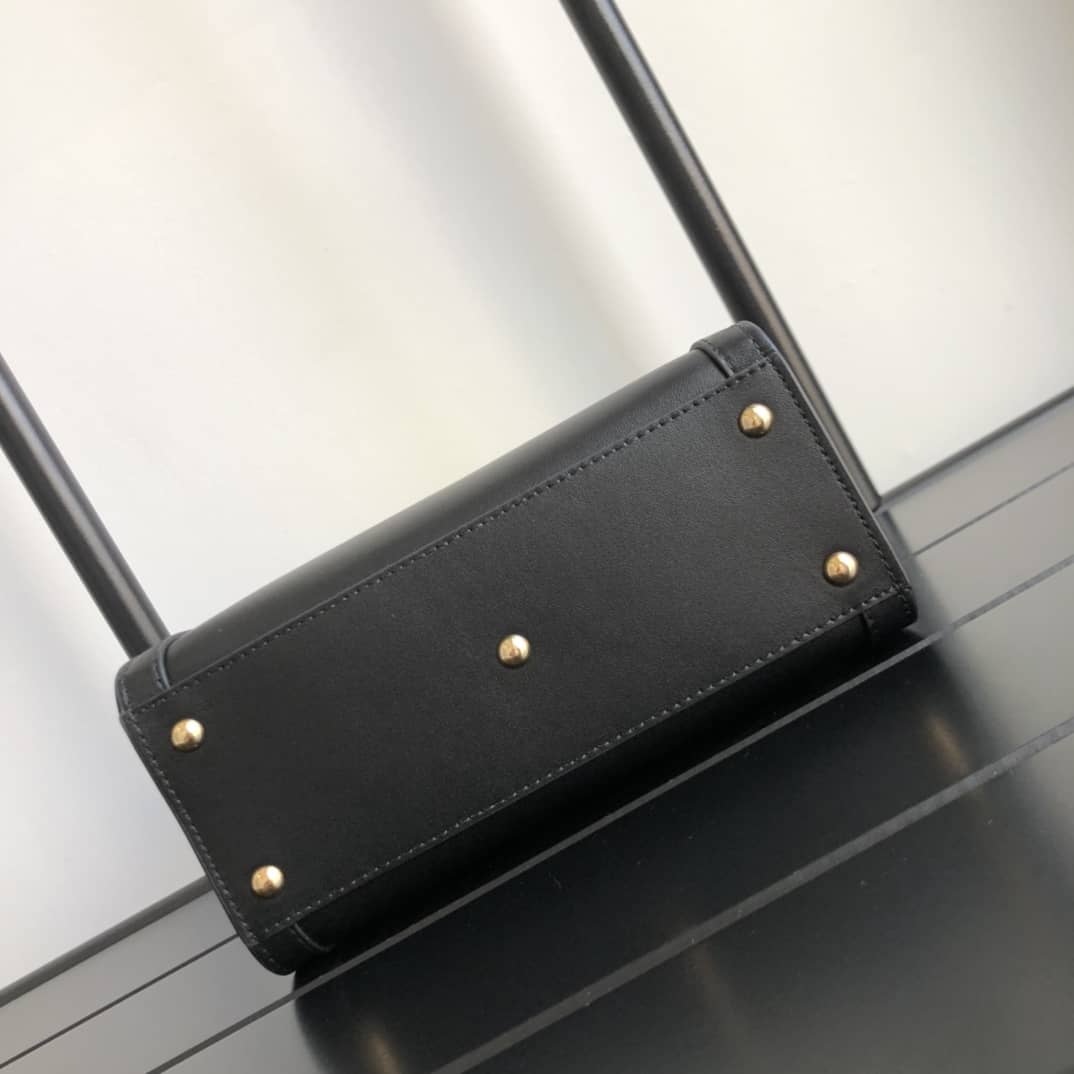 Gvc*1 Diana Mini Bamboo Tote Bag Replica Black 655661