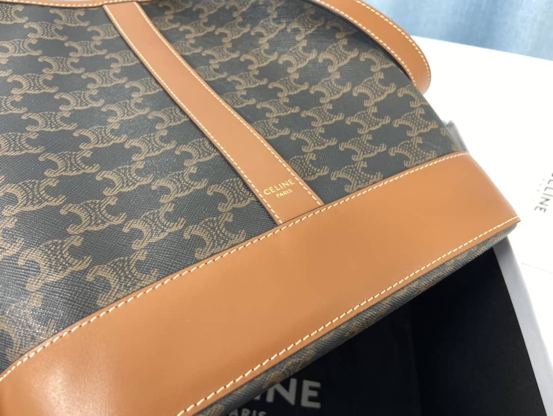 Ce1i*e Triomphe Bag Dupe Canvas Replica Bucket Bag