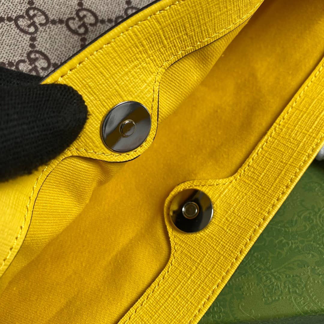 Gvc*1 Children GG Svp*me Canvas Replica Tote Brown 410812