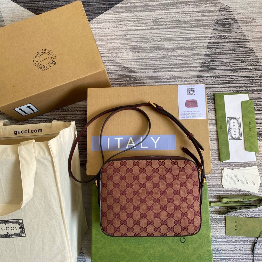 Gvc*1 Horsebit 1955 GG Crossbody Bag Replica Red 645454