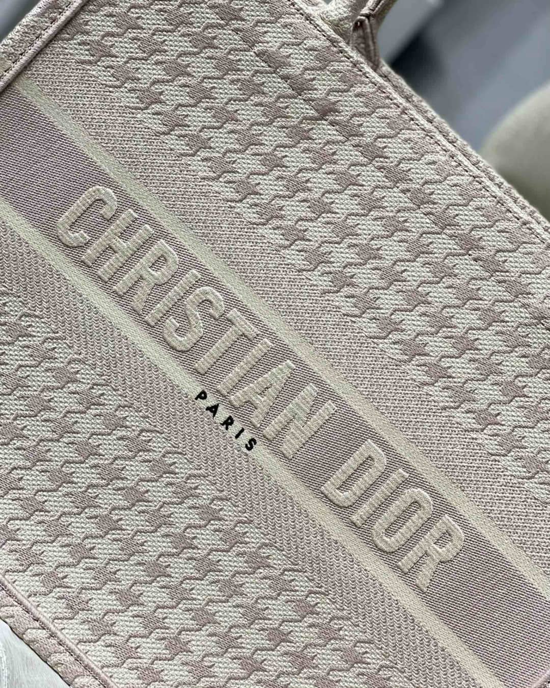 Chr1st1an D10r CD Book Embroidery Replica Tote