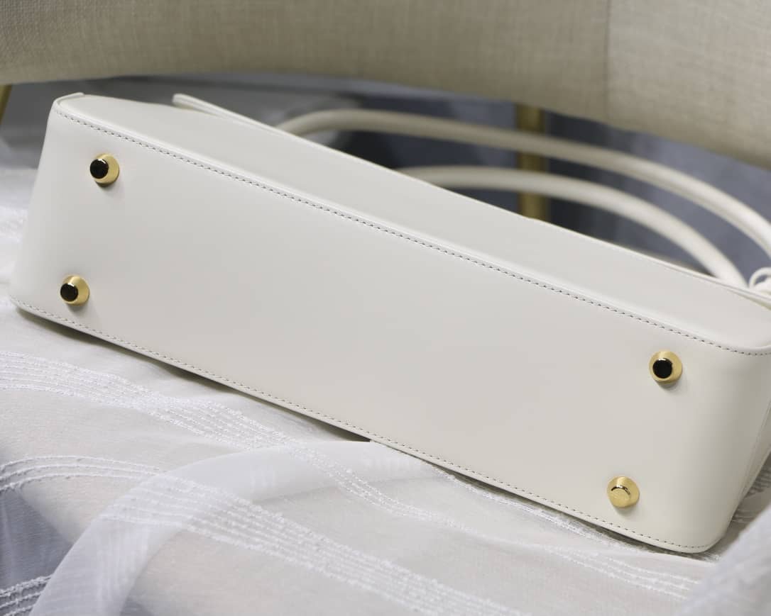 D10r Latte Smooth Calfskin Parisienne Bag