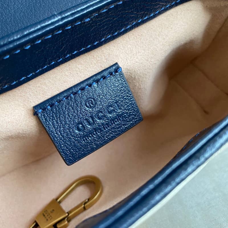 Gvc*1 GG Marmont Mini Matelasse Leather Shoulder Bag Replica White 574969