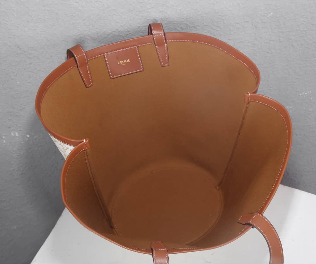 Ce1i*e Triomphe Bag Dupe Large Couffin Triomphe Canvas Print Tote