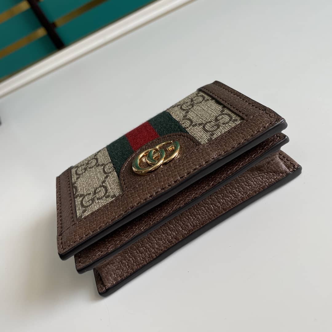 Gvc*1 Ophidia GG Card Case Wallet Replica 523155
