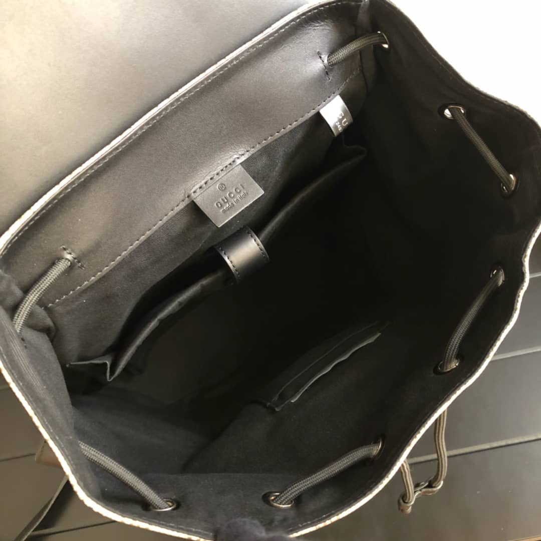 Gvc*1 Soft GG Svp*me Canvas Replica Backpack Beige 450958