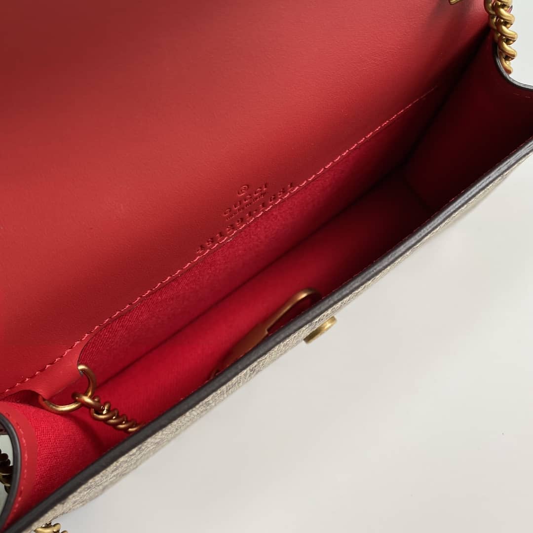 Gvc*1 Svp*me GG Mini Bag With Cherries Replica 481291