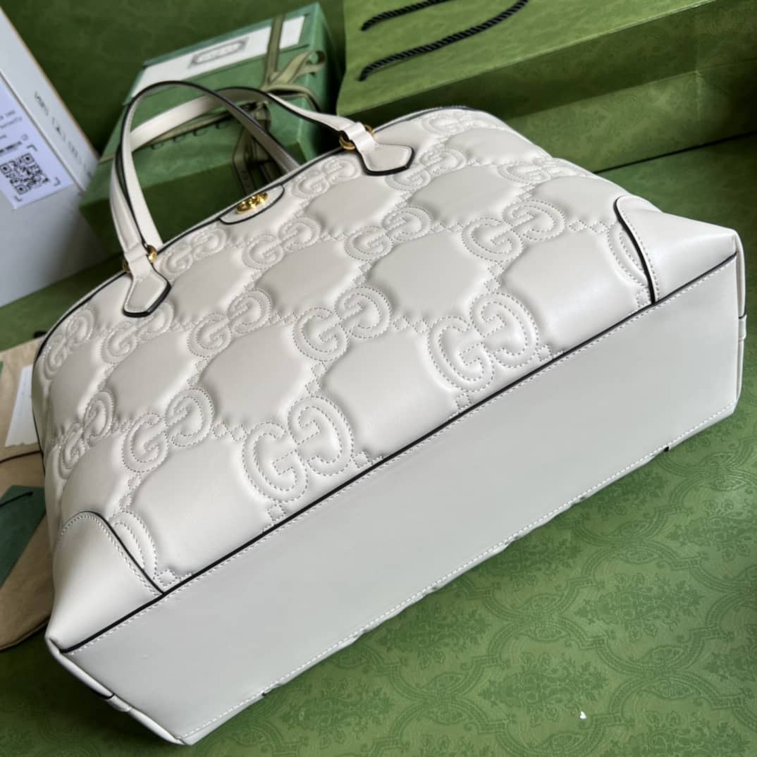 Gvc*1 GG Matelassé Leather Medium Tote Bag 631685 Replica